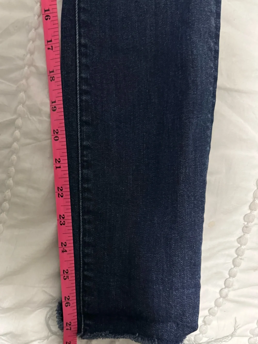 MOTHER Looker Ankle Fray Skinny Jeans Cat Attack High Rise size 24 (US 2)